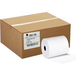 3 x 150 1-Ply Bond Receipt Paper Rolls, Kitchen Printer Paper, Pos Cash Register REQ Ribbon Erc30/34/38 Star SP700 TMU200 SRP275, BPA Free, 50 rolls